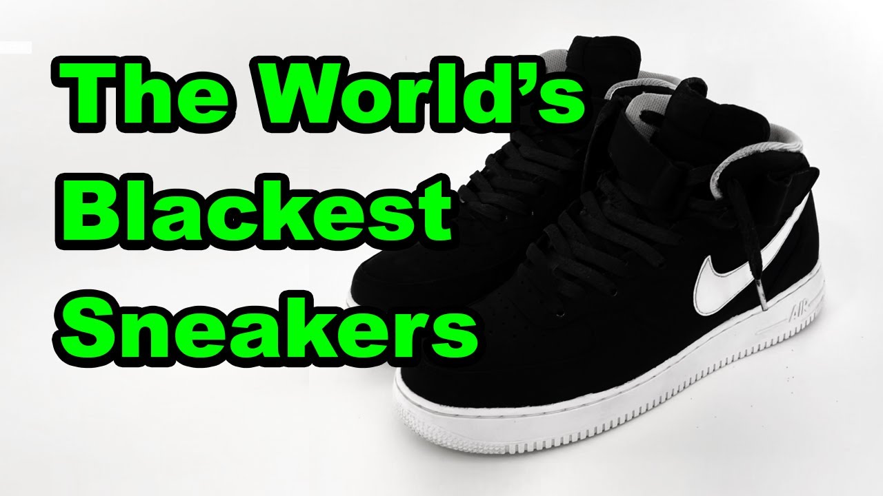 How To Make The World's Blackest Sneakers!