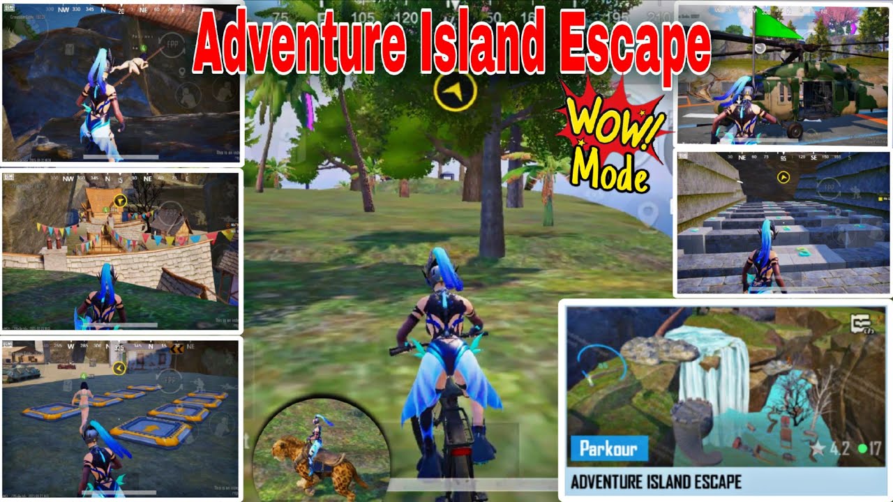 Adventure Island Escape Complete Gameplay | Playing With Girl | BGMI WOW Mode Code 18237