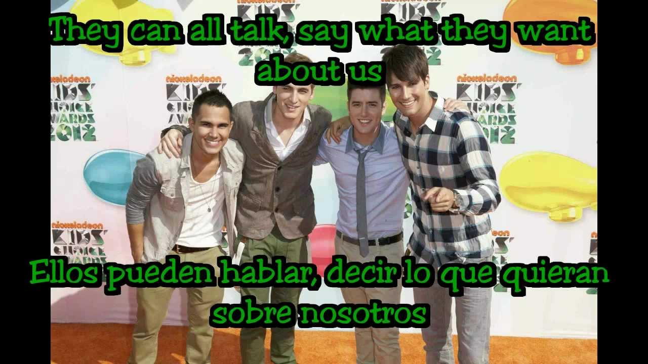 Big Time Rush Nothing Even Matters lyrics - Nothing even matters letra en español (subtititulos)