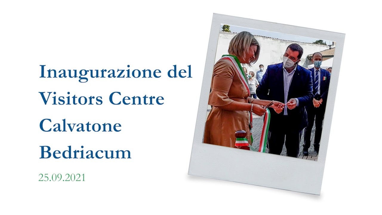 Inaugurazione del Visitors Centre Calvatone Bedriacum