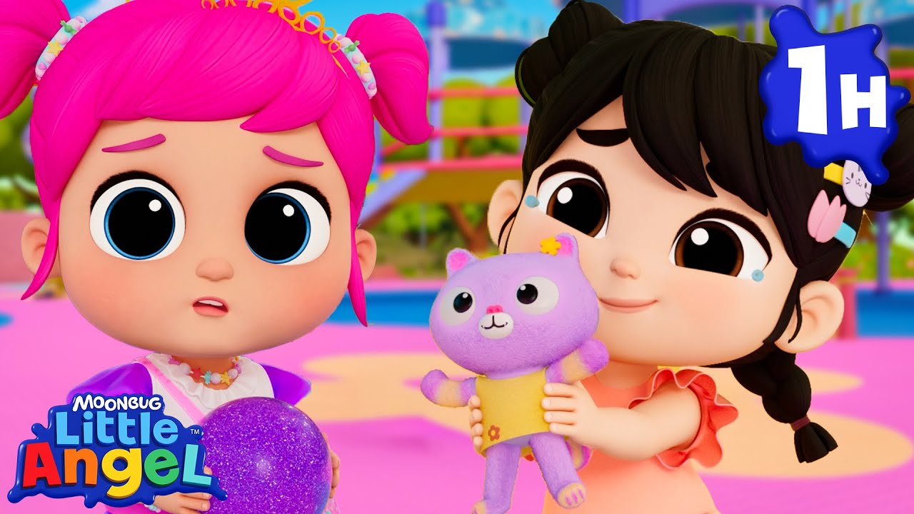 💖Jill's Fun Friendship Songs For 1 Hour!🛝 | Little Angel Kids Songs & Nursery Rhymes
