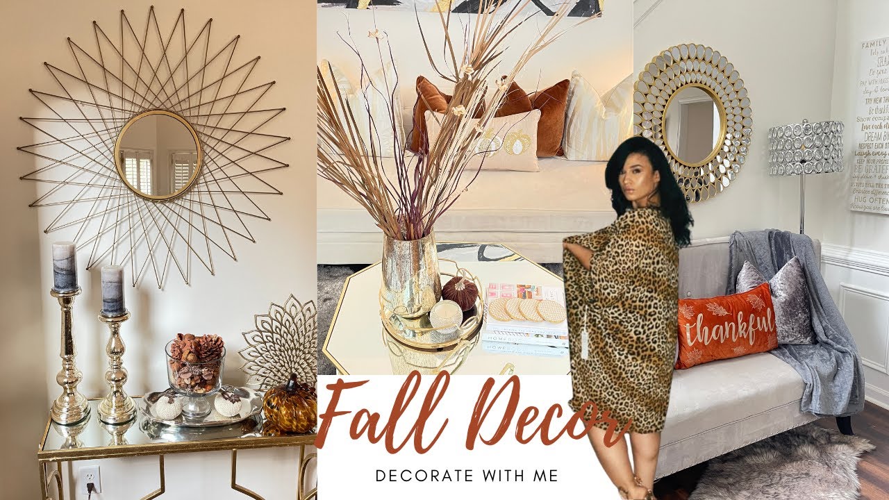 How to Decorate for Fall |  Fall Decor | Decorate with me Fall
