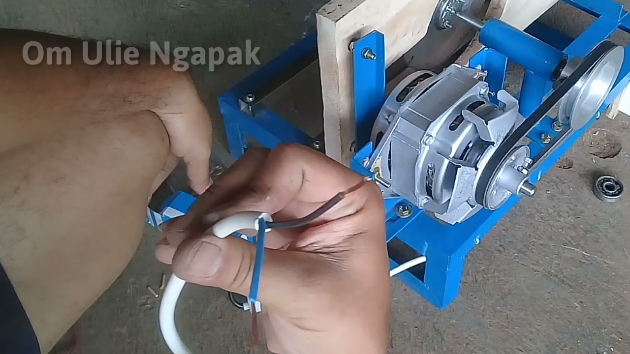 Cara Memasang Dinamo Mesin Cuci Buat Mesin Potong Keripik
