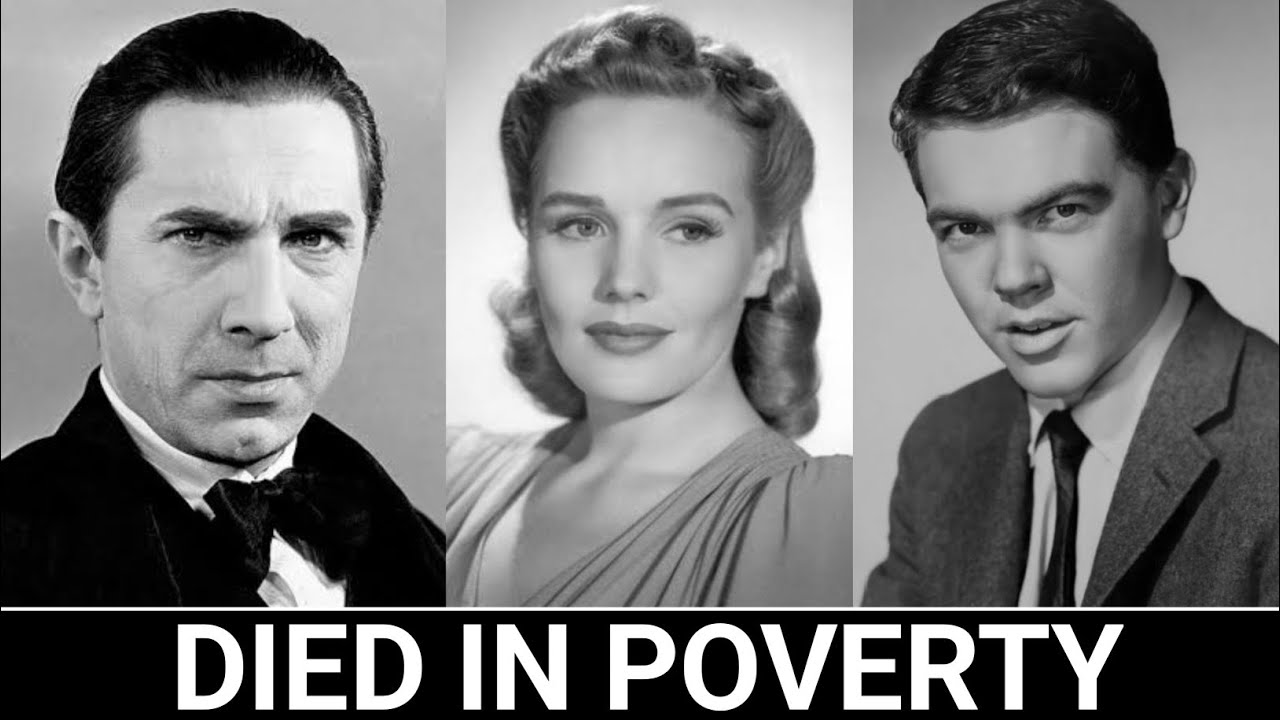 12 Hollywood Actors and Singers Who Died in Poverty From Golden Age.