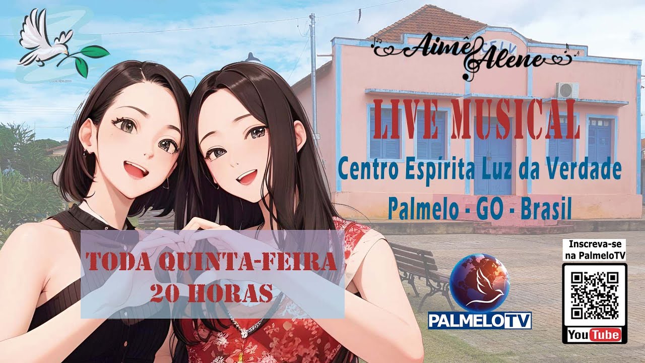 Live Musical - Aimê e Alene - PASSE VIRTUAL - Quinta-feira *20h* - 26/02/2026 - PalmeloTV