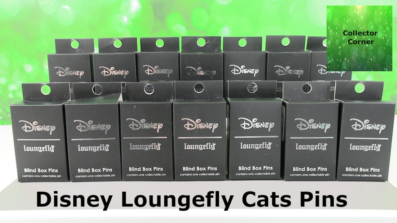 Disney Cats Loungefly Blind Box Pins Unboxing Review | Collector Corner