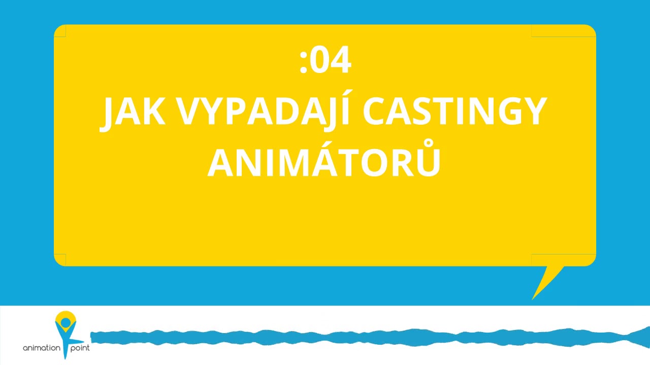 04 Podcast AnimationPoint - Jak vypadá casting animátorů?