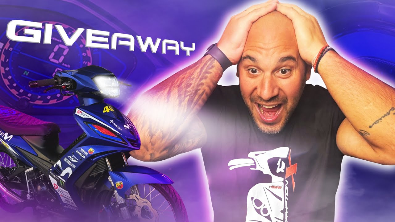 Πως Φτιάξαμε Το Μηχανάκι Του GIVEAWAY! Απίστευτο Yamaha Crypton X 205cc!