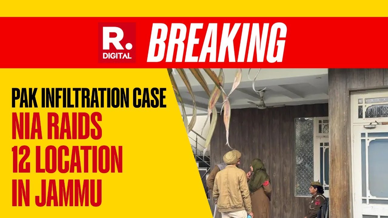 NIA Raids At 12 Locations In Jammu Over Pakistan Terrorist Infiltration Case