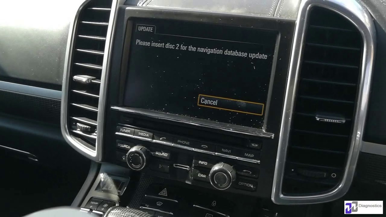 Porsche PCM 3.0 / 3.1 2018 navigation map data installation procedure update activation using PIWIS