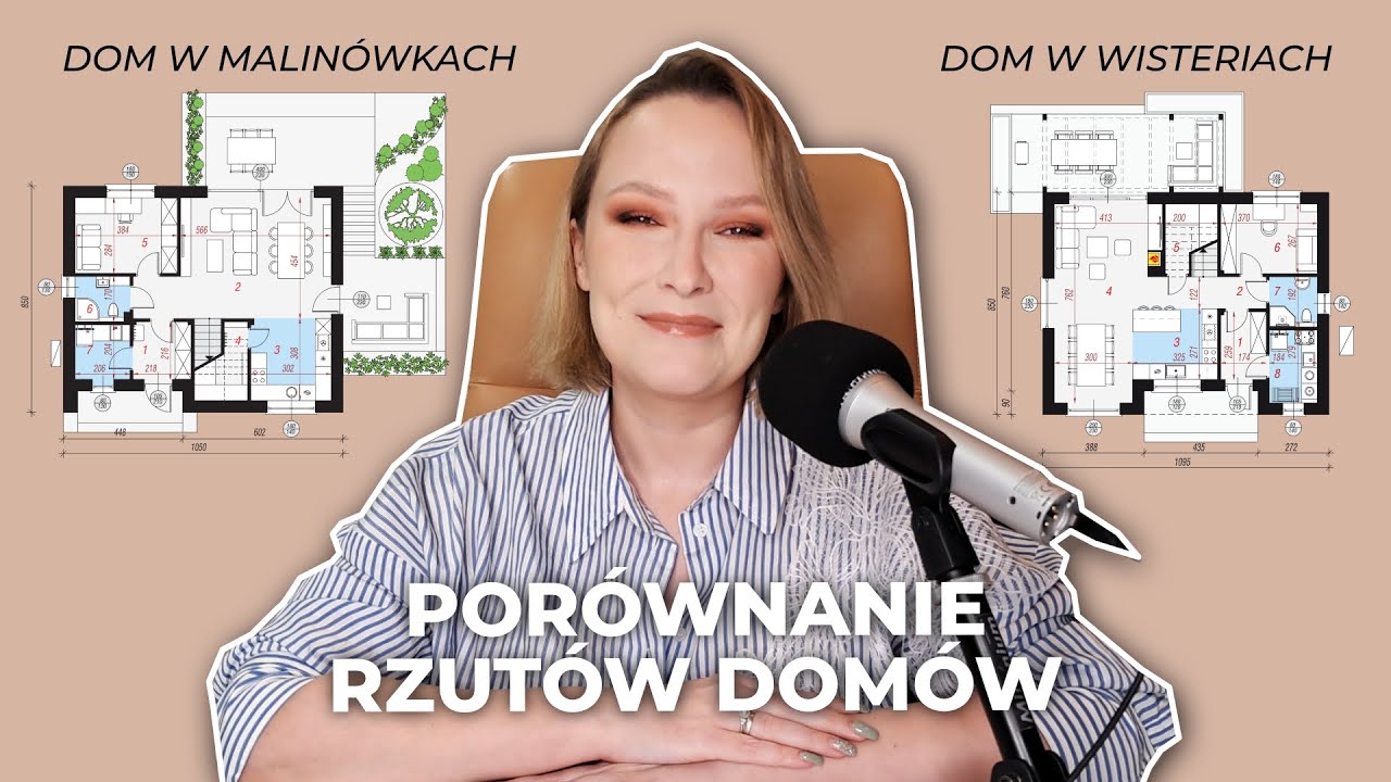 Pojedynek domów 115m2 💪 Dom w Malinówkach vs. Dom w Wisteriach - analiza rzutów funkcjonalnych