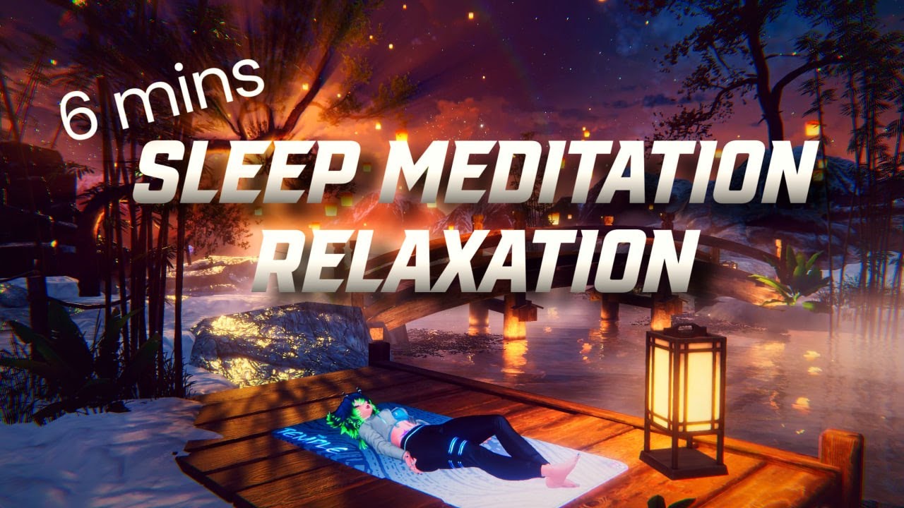 Sleep, Rest & Unwind in 6 mins | Tucking you in Bed with Sleeping Meditation Follow Along Relaxation