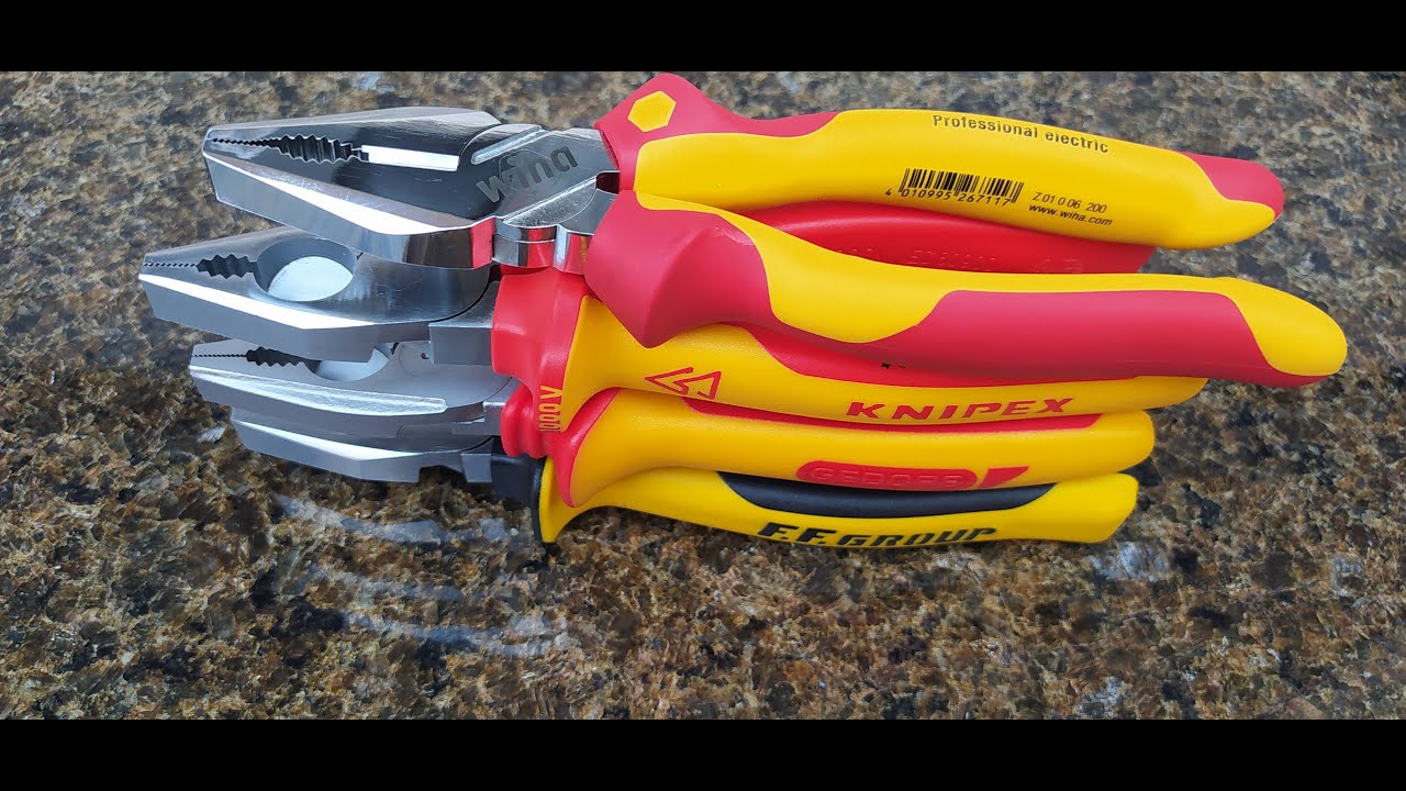 Qual alicate universal tem o acabamento mais bonito na sua opini&atilde;o? WIHA, KNIPEX, GEDORE ou FFGroup?
