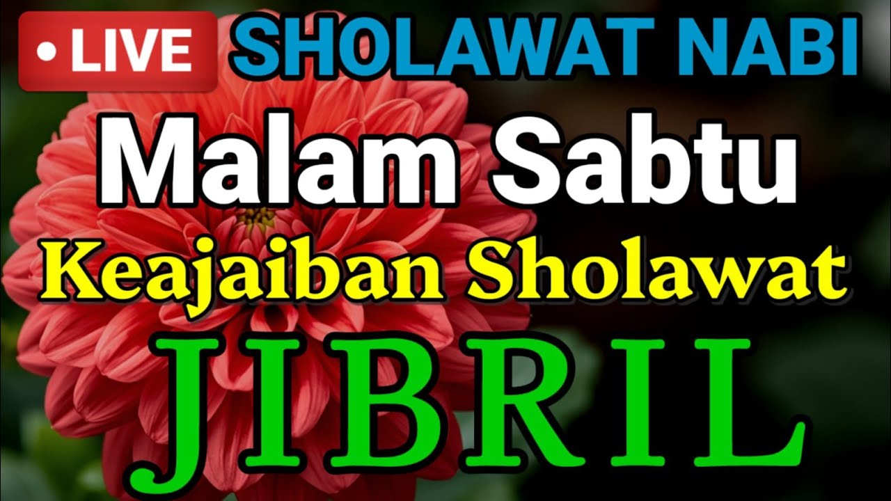Sholawat Jibril Merdu Penyejuk Hati | Sholawat Nabi Muhammad SAW Penenang Jiwa