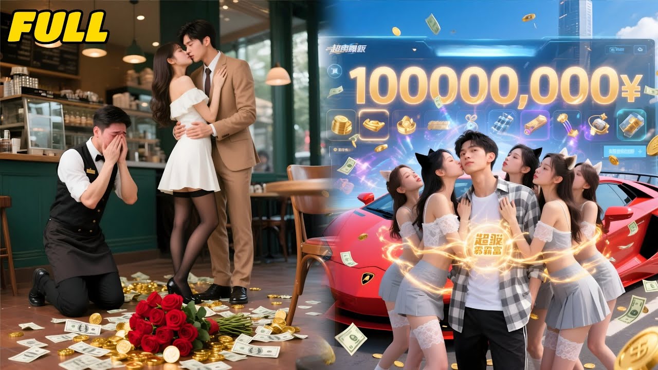 Gf cheated w/ rich man—Poor guy gets"Beauty Service Sys"—serves many campus beauties—earns $10k/sec.