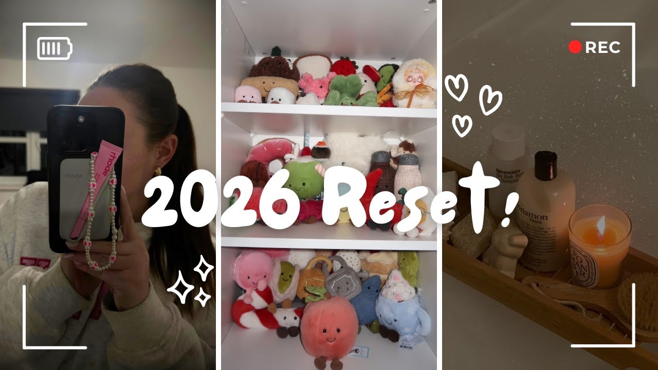 Resetting for 2026!!🎉🎉 | Declutter & tidy with me 🫧✨