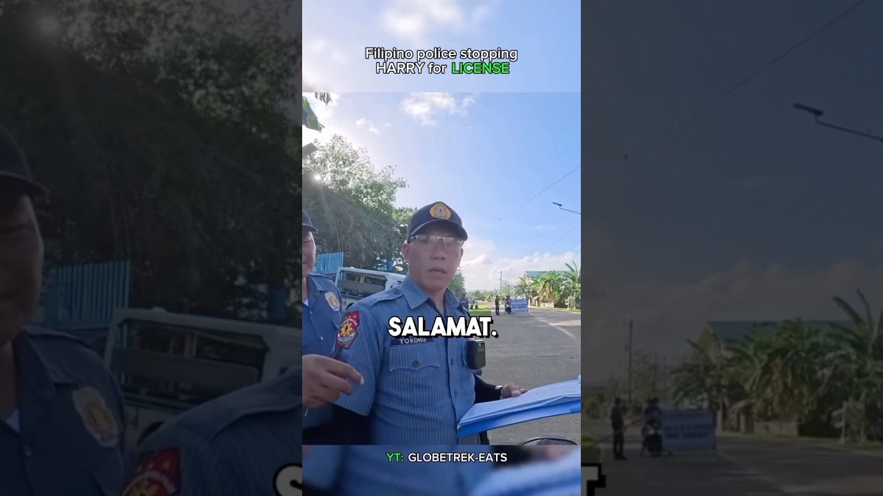 UNEXPECTED Police encounter in Filipino &hellip;.