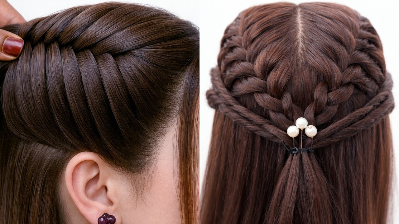 Simply Amazing Hairstyle - New And Unique Hairstyle For Girls | Hairstyle For Holi Party