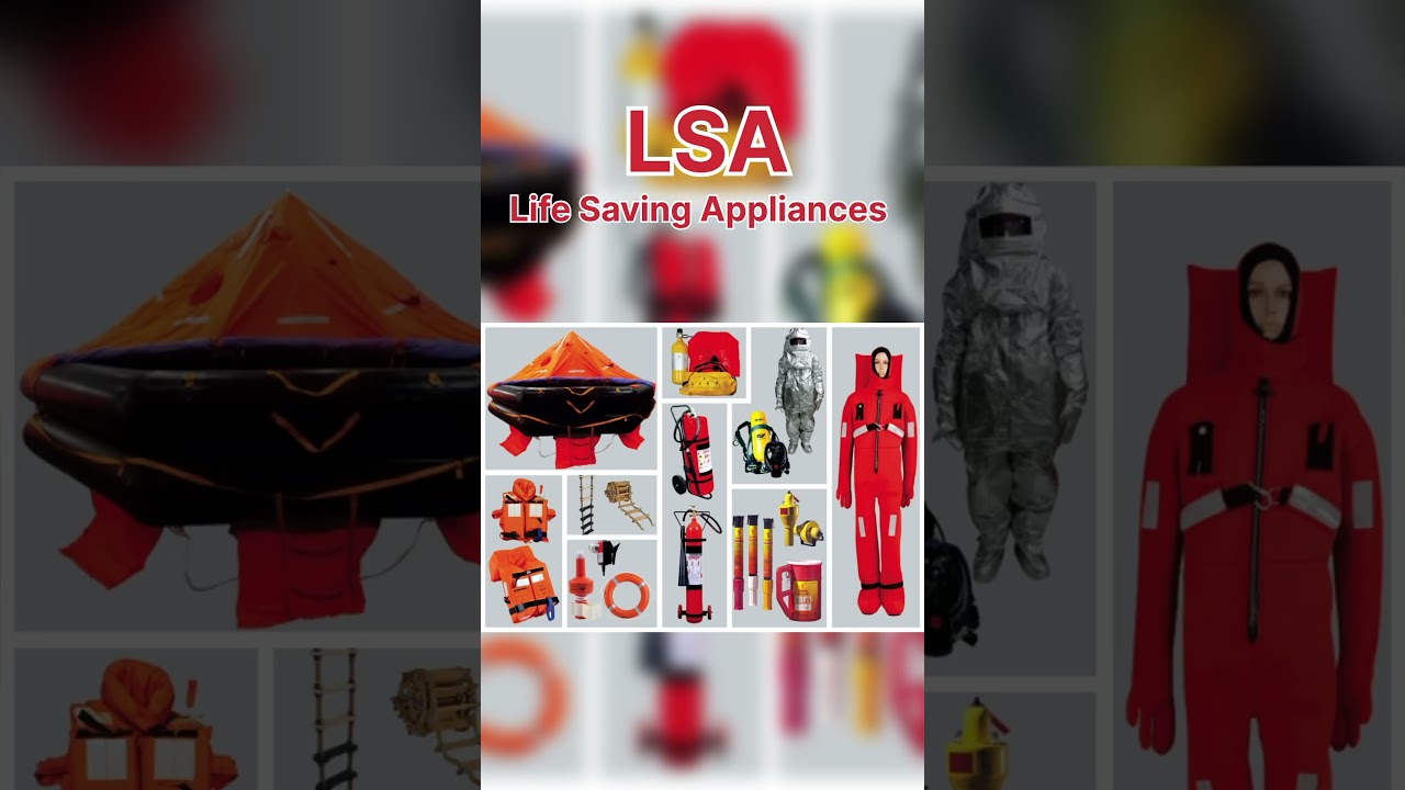 LSA = lige saving appliances #merchantnavy #ship #navy #officer #lifeboat #lifejacket #navyship
