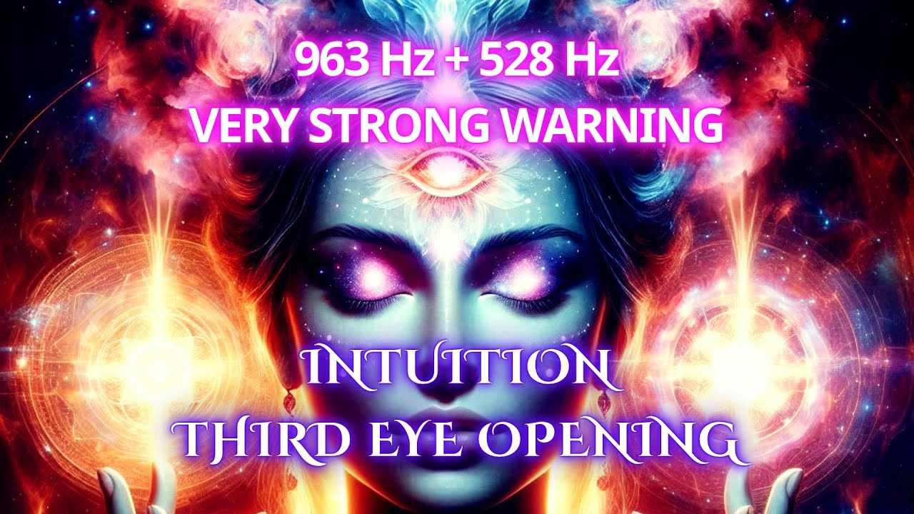 963Hz + 528Hz Angelic Healing Frequency | Activate Divine Heart Energy & Awaken Third Eye Light