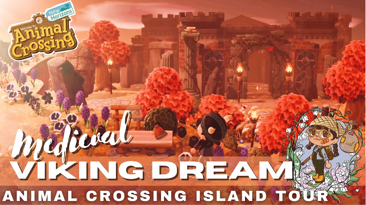 Animal Crossing Island Tour - Medieval Viking Island 