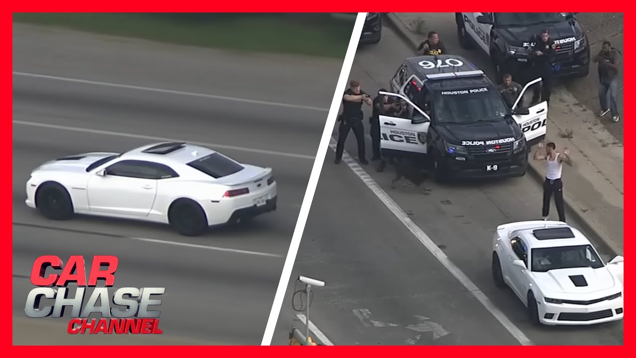 Raw Police Chase: Suspects rob GameStop, attempt to flee in Scream masks | Car Chase Channel