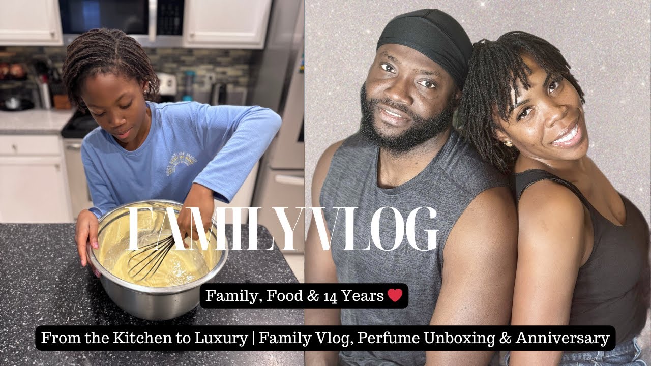 Моя 9-летняя дочь испекла торт | Уютный семейный видеоблог + 14 лет в браке