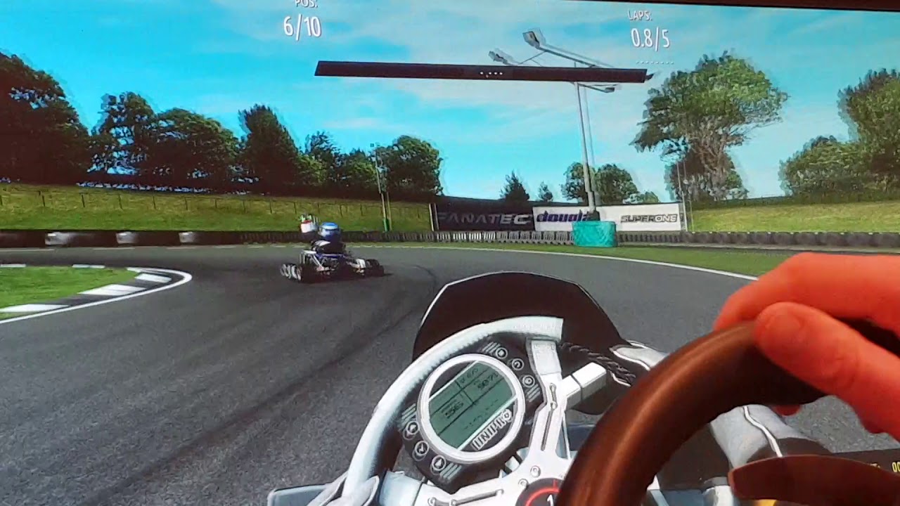 rfactor 2 kart SIM official world championship training IAME X30 Olympia Racingteam holland go kart