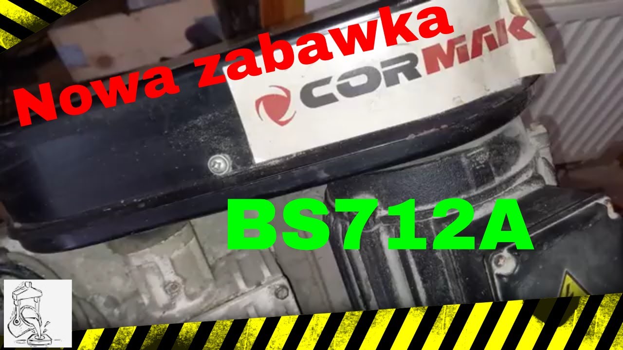 Nowa zabawka w odlewni. Piła Cormak BS712A, taśmówka