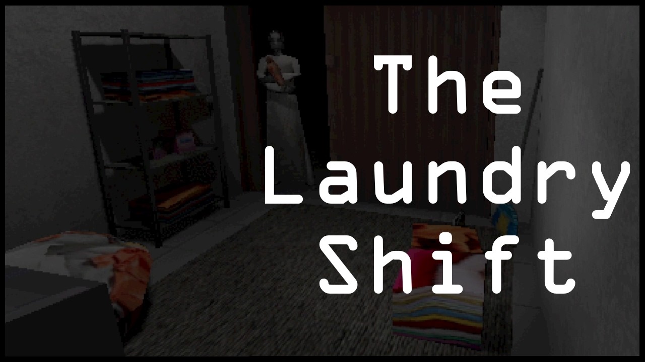 The Laundry Shift (All Endings) - Indie Horror Game - No Commentary