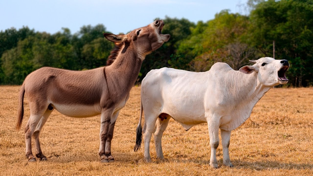 ¿Qué Pasa cuando un Burro se CRUZA con una Vaca?