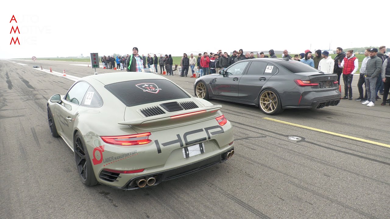 999HP HCP Porsche 991 Turbo vs 730HP LCE BMW M3 G80