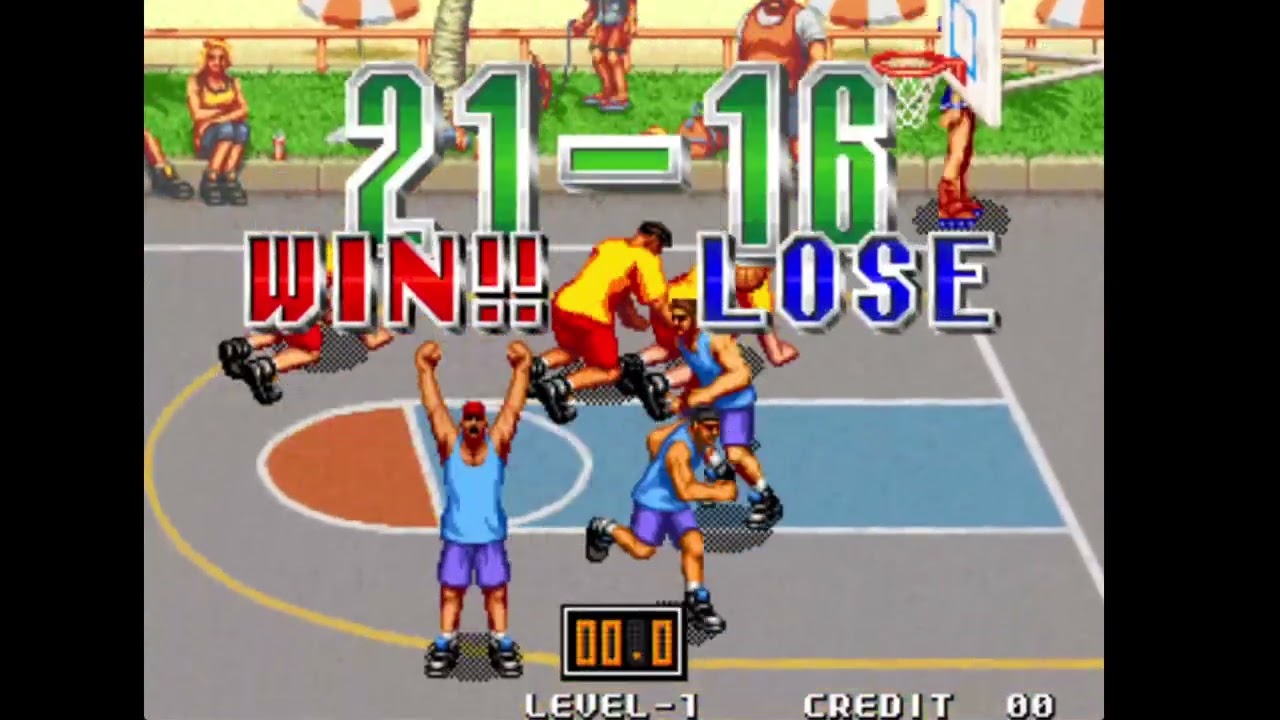 MAME32 Street Hoop - Classic Arcade Basketball | Not a One-Coin Clear!