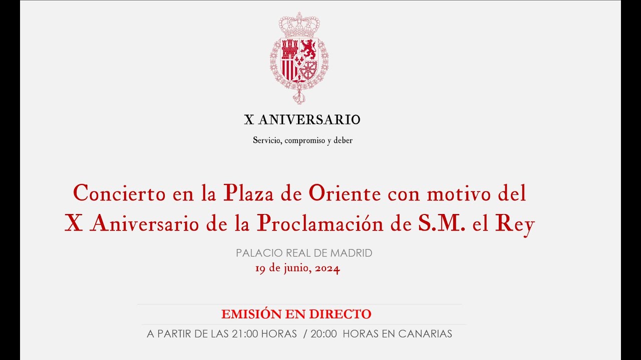 Actividades con motivo del X Aniversario de la proclamación de S.M. el Rey