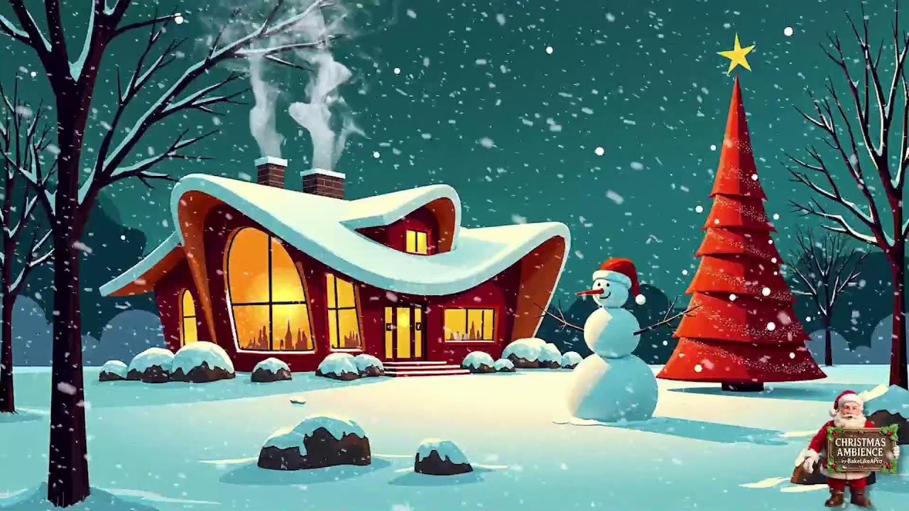 ❄️Relaxing Winter Ambience ❄️ Snowstorm Sounds ❄️ Falling Snow