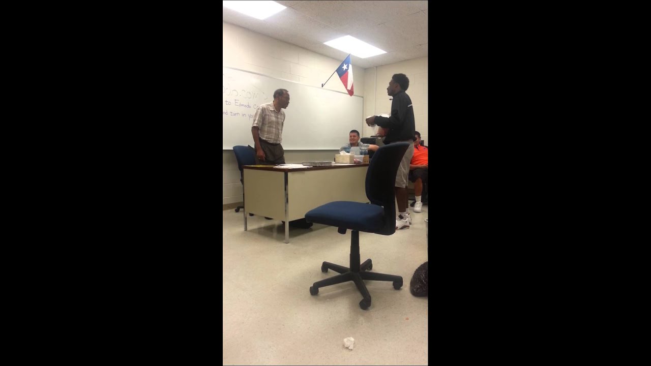 Fill-In teacher fights students
