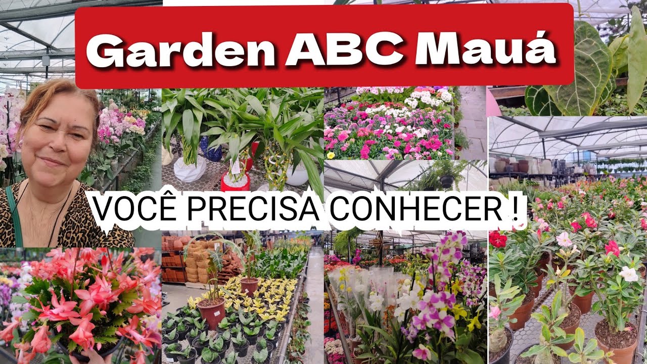 PLANTAS NO GARDEN ABC PARQUE SÃO VICENTE MAUÁ O MAIS  LINDO QUE JÁ VI ORQUÍDEAS 