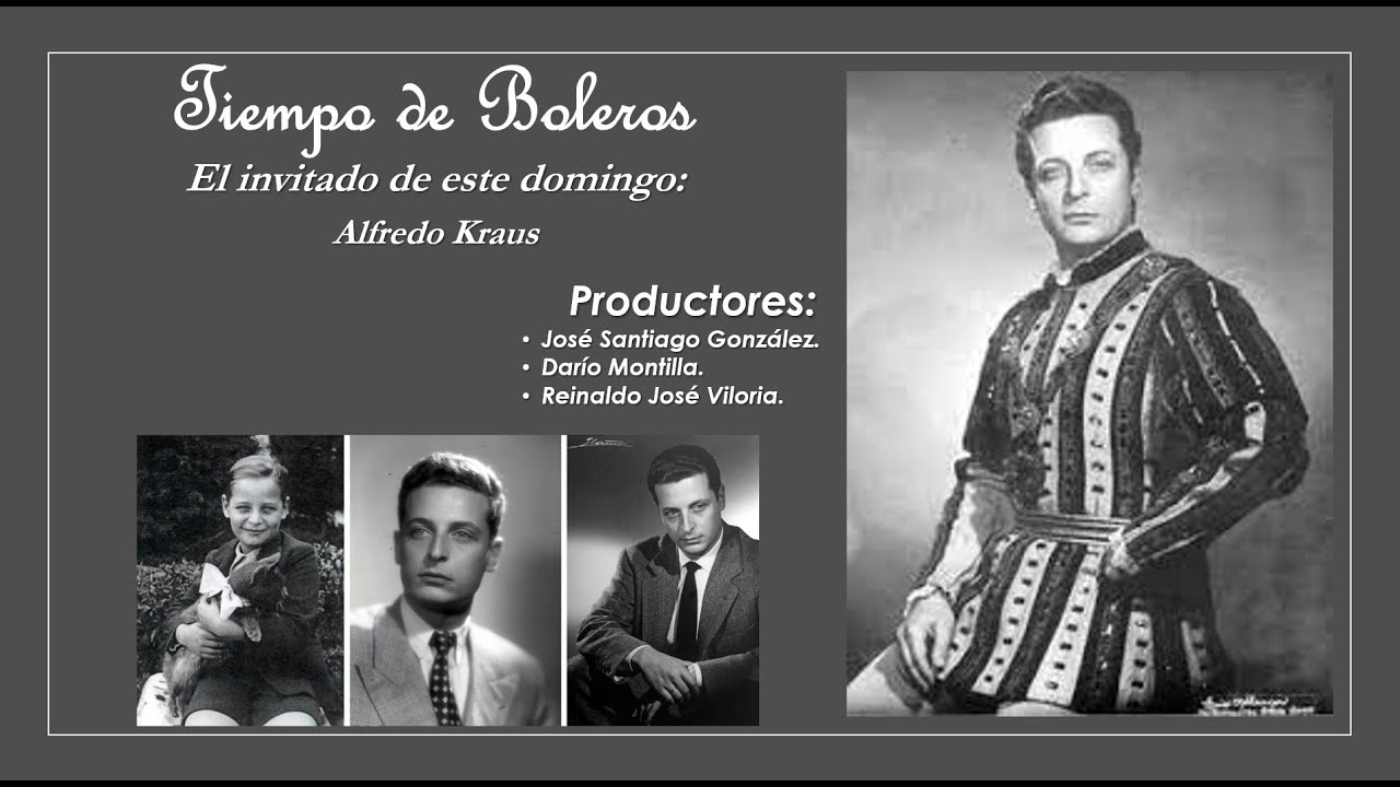 Alfredo Kraus Tiempo de Boleros (PROMO)