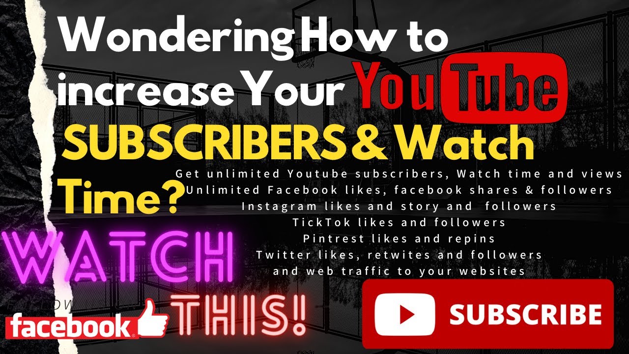 Wondering How to increase Your YOUTUBE SUBSCRIBERS & Watch time? Watch This!