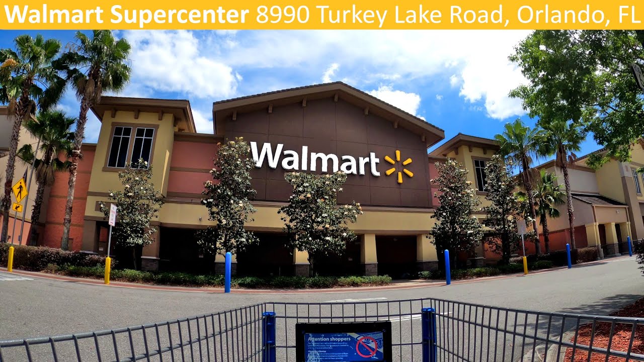 Turkey Lake Walmart Supercenter near I-Drive, Universal Studios, Sea World Orlando FL - Store 4332