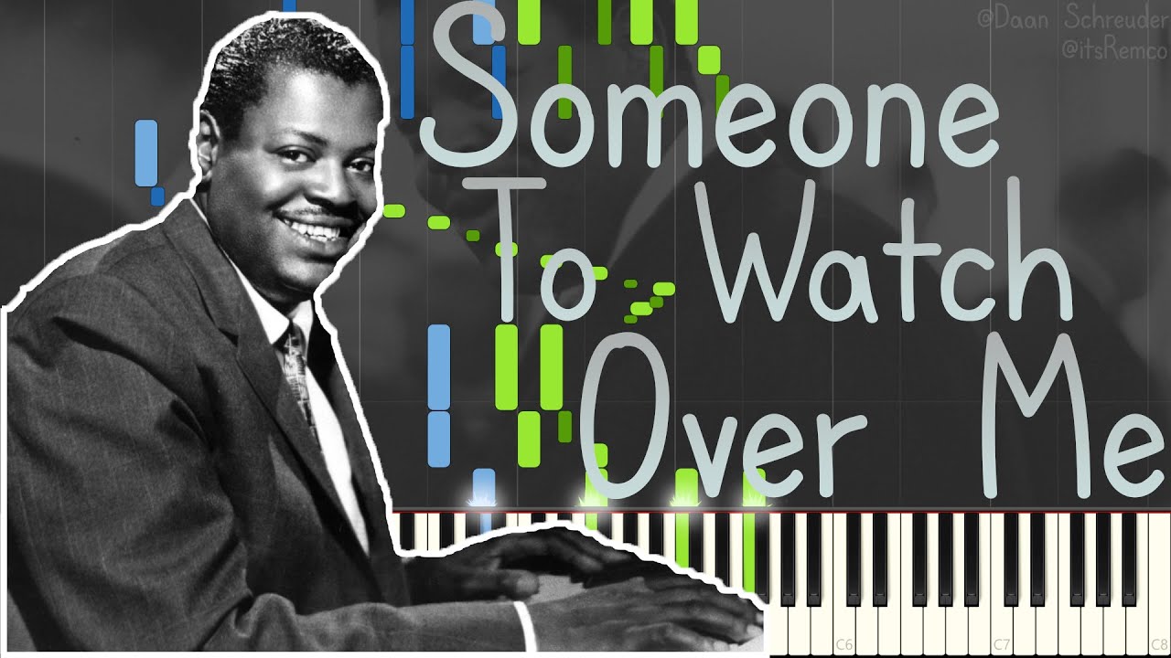 Oscar Peterson - Someone To Watch Over Me Live (Solo Jazz Piano Synthesia)  [Live Performance 1961]