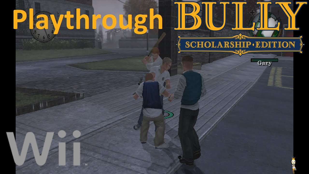Bully Scholarship Edition Nintendo Wii Playthrough