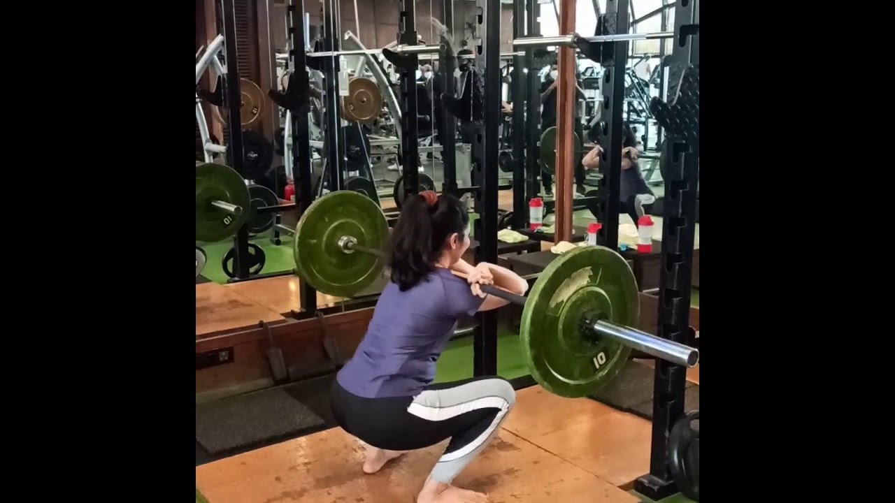 best form of front squat| full range 40kgs