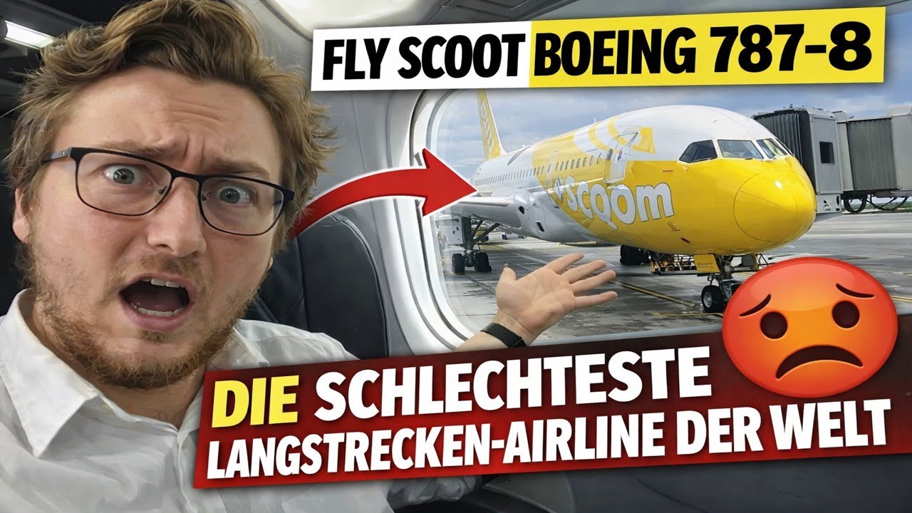FlyScoot: Die SCHLECHTESTE Langstrecken-Airline der Welt?