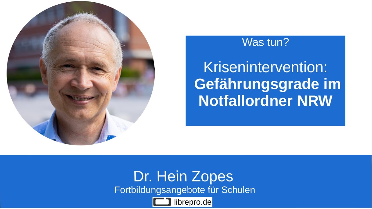 Krisenintervention – Gefährdungsgrade im Notfallordner NRW