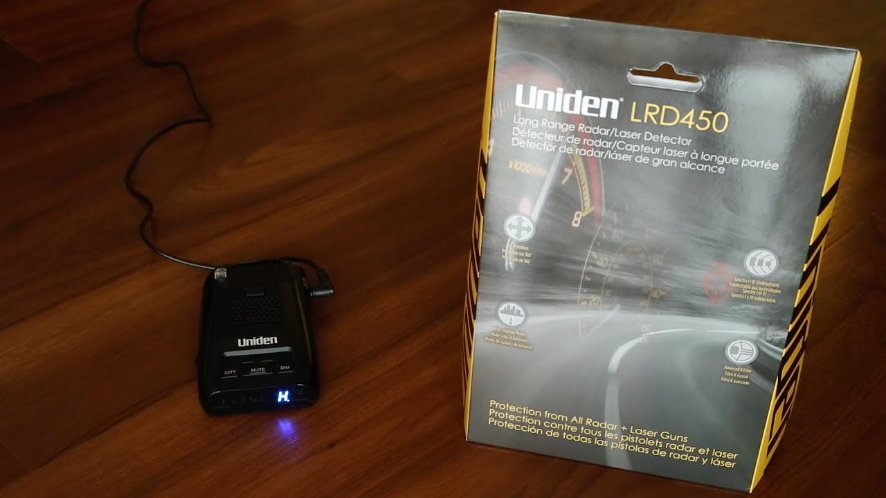 Uniden LRD450 / DFR3 Radar Detector Features & Overview
