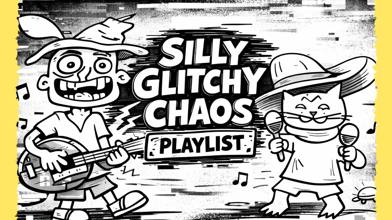 Silly Glitchy Chaos for Creative Focus | Unique Non-Looping Playlist