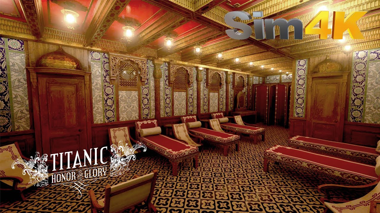 Turkish Bath - F Deck Tour - Titanic Honor and Glory Demo 4k