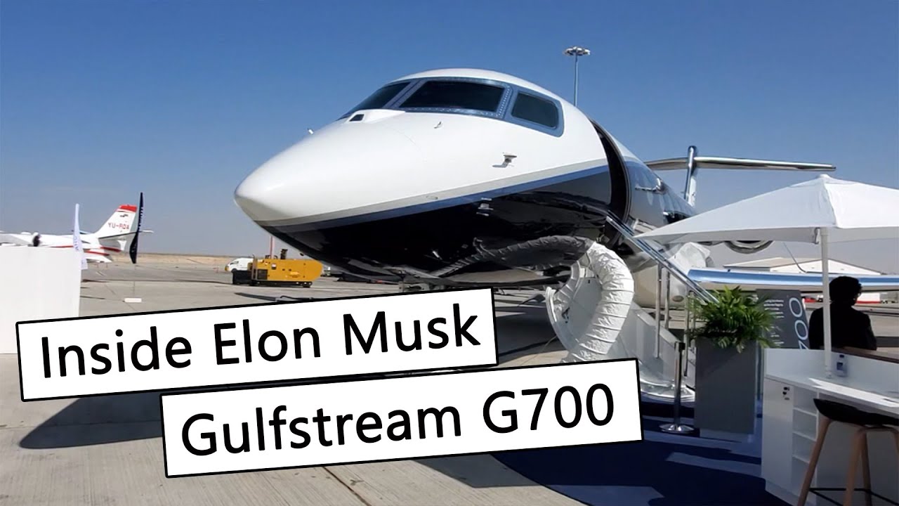Inside Elon Musk&rsquo;s new US$78 million Gulfstream G700 private jet : #MEBAA Aircraft Expo 2022