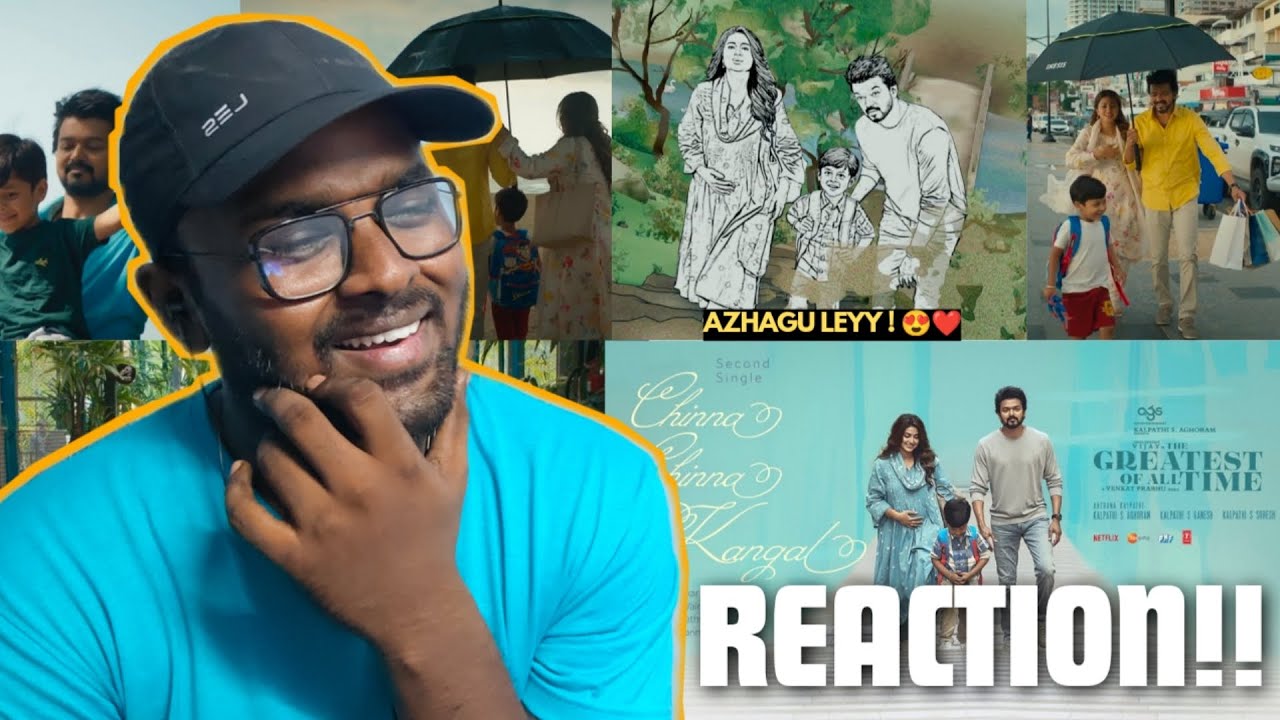 Chinna Chinna Kangal Lyric Video | REACTION!! | Thalapathy Vijay | VP | Yuvan | Bhavatharani | AGS